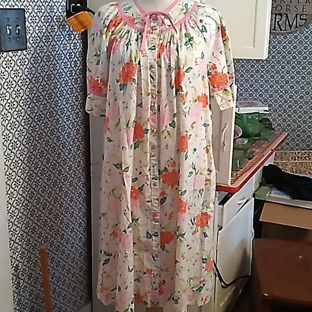 Grandma granny chic gown house dress robe